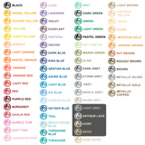 Die Cut Vinyl Start Wall Decal Pack - Removable Decals
