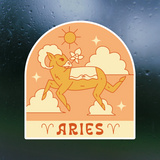 aries zodiac sign sticker by get decaled. bumper sticker, car sticker, aries sticker, aries zodiac, zodiac signs, astrology signs, zodiac sign sticker, astrology sign sticker, decal shop, decal shop usa, best decals