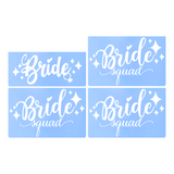 bride, bride squad, bridal decor, stag decor, bachelorette party decor