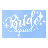 Die Cut Vinyl Bride / Bride Squad Decal Pack For Tumblers, Wine Glasses, Crafts