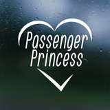 passenger princess decal, passenger princess sticker, funny decal, funny sticker, passenger princess Car decal, passenger decal, vinyl decal, funny car decals, funny truck decals, get decaled, decal shop
