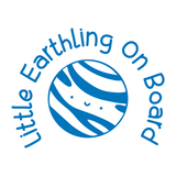 dye cut vinyl little earthing on board decal, baby on board, baby on board decal, baby on board sticker, baby on board decal sticker, sticker, vinyl sticker, vinyl decals