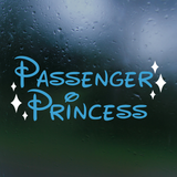 passenger princess decal, passenger princess sticker, funny decal, funny sticker, passenger princess Car decal, passenger decal, vinyl decal, funny car decals, funny truck decals, get decaled, decal shop