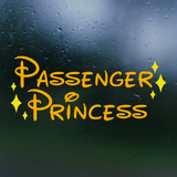 passenger princess decal, passenger princess sticker, funny decal, funny sticker, passenger princess Car decal, passenger decal, vinyl decal, funny car decals, funny truck decals, get decaled, decal shop