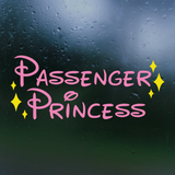passenger princess decal, passenger princess sticker, funny decal, funny sticker, passenger princess Car decal, passenger decal, vinyl decal, funny car decals, funny truck decals, get decaled, decal shop