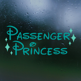 passenger princess decal, passenger princess sticker, funny decal, funny sticker, passenger princess Car decal, passenger decal, vinyl decal, funny car decals, funny truck decals, get decaled, decal shop