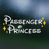 passenger princess decal, passenger princess sticker, funny decal, funny sticker, passenger princess Car decal, passenger decal, vinyl decal, funny car decals, funny truck decals, get decaled, decal shop