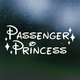 passenger princess decal, passenger princess sticker, funny decal, funny sticker, passenger princess Car decal, passenger decal, vinyl decal, funny car decals, funny truck decals, get decaled, decal shop