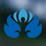 Die Cut Vinyl Lotus Pose Decal - Car Decal, Truck Decal, Laptop Decal