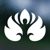 Die Cut Vinyl Lotus Pose Decal - Car Decal, Truck Decal, Laptop Decal