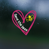 bee bee decal, bee decals, bee car decal, save the bees decal, decal shop, get decaled, stickers, sticker shop