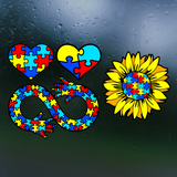 decals, decal sticker, decal, sticekr, decal, decals, autism awareness decal