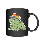 pride frog sticker by get decaled. car sticker, truck sticker, bumper sticker, frog sticker, toad sticker, laptop sticker, mug sticker, frog lover, froggy sticker, frog mug sticker, decal shop, best decals, stickers, pride sticker.