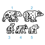 bear decal, bear decals, bear car decal, bear truck decal, bear camper decal, vinyl sticker decal, sticker decal, get decaled, bear family decal