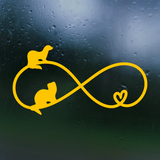 ferret lover infinity sign with hearts and ferrets decal by get decaled. ferret decal, ferret sticker, decal, sticker, bumper sticker, car sticker, laptop sticker, mug sticker, car decal, mug decal, glass sticker, mirror sticker, decal shop usa