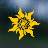 decal, sun decal, mandala decal, decal shop, get decaled, decals, car decals, truck decals, sun mandala decal