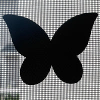 Butterfly Screen Door Decals - Oracal 751 Vinyl - Pack of 9