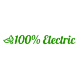 Electric Vehicle Decal - 100% Electric