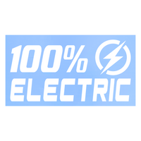 Die Cut Vinyl Custom Electric Car Decal - 2025 Design