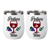 Die Cut Vinyl "Partners In Wine" Decal Pack