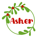 Customizable Christmas Ball Vinyl Decals