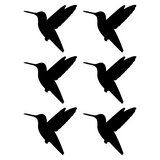 Die Cut Vinyl Retractable Screen / Window Screen Hummingbird Decal Pack