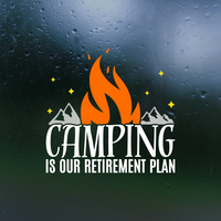 camping decal, camper decal, funny camping decal, vinyl camper decals, waterproof camper decal, camper stickers, camper decor, get decaled