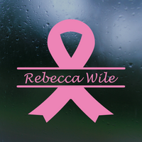 Die Cut Vinyl Customizable Awareness Ribbon Decal - Waterproof Vinyl Decal