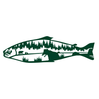 custom decal, custom fish decal, fish scene decal, camper decal, trailer decal, decal shop, stickers, bear decal, get decaled