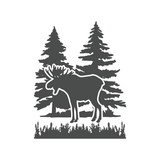 moose decal, moose decals, moose car decal, moose truck decal, moose camper decal, get decaled, sticker decals