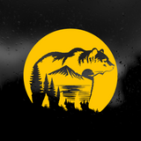 Die Cut Vinyl Decal - Wilderness Bear