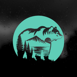 Die Cut Vinyl Decal - Wilderness Bear