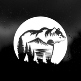 Die Cut Vinyl Decal - Wilderness Bear