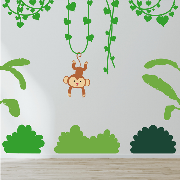 New Die Cut Vinyl Flying Bee And Hive Nursery Mural Decal Pack - Nursery Decor