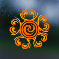 Waterproof Die Cut Vinyl Sun Decal - Truck / Car / Laptop Decal Sticker