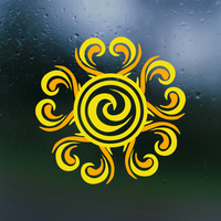 Waterproof Die Cut Vinyl Sun Decal - Truck / Car / Laptop Decal Sticker