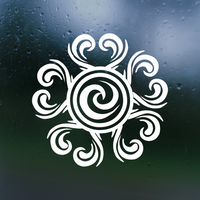Waterproof Die Cut Vinyl Sun Decal - Truck / Car / Laptop Decal Sticker