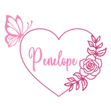 Die Cut Vinyl Customizable Heart Rose Wreath Wall Decal - DIY Nursery , Bedroom, Decor