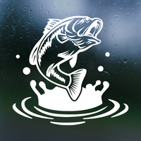 fishing decal, fishing decals, fish decal, fish truck decal, fish laptop decal, fish trailer decal, fish camper decal, get decaled, decal shop, canada decal shop