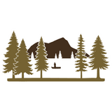New 2026 Die Cut Vinyl Fishing Scene Decal