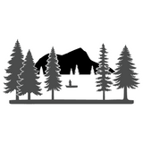 New 2026 Die Cut Vinyl Fishing Scene Decal