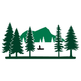 New 2026 Die Cut Vinyl Fishing Scene Decal