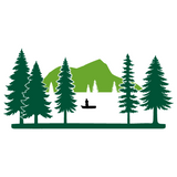 New 2026 Die Cut Vinyl Fishing Scene Decal