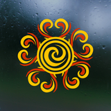 Waterproof Die Cut Vinyl Sun Decal - Truck / Car / Laptop Decal Sticker