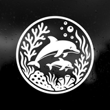 Die Cut Vinyl Decal - Dolphin Mama