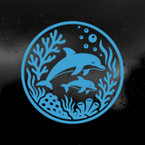 Die Cut Vinyl Decal - Dolphin Mama