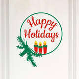 happy holiday deval, christmas decal, christmas decals, christmas car decal, christmas truck decal, chridtmas sticker, christmas, get decaled