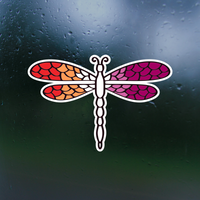 Lesbian Pride Waterproof Vinyl Sticker Decal