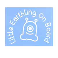 Die Cut Vinyl Baby Alien On Board Decal