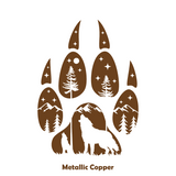 Die Cut Vinyl Custom Wolf Paw Outdoor Scene Decal - Vehicle / Camper / Window Decal